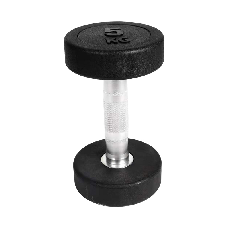 Rubber dumbbell