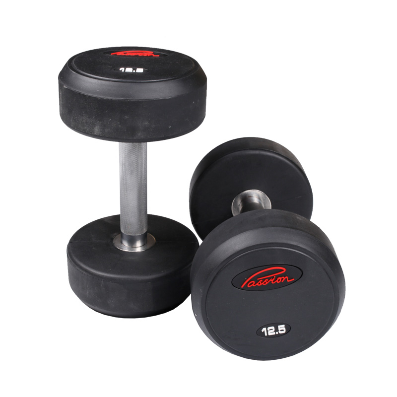 Rubber dumbbell