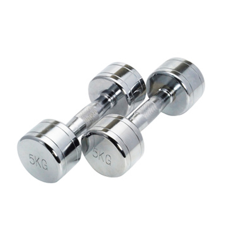 Chrome dumbbell