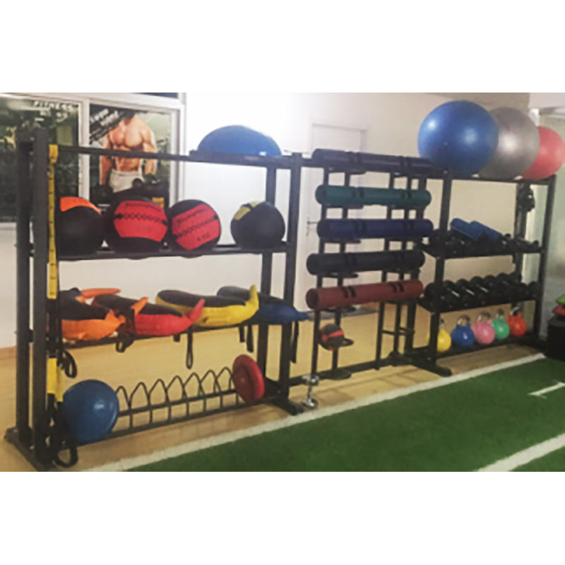 Gym multi-functional storage rack  